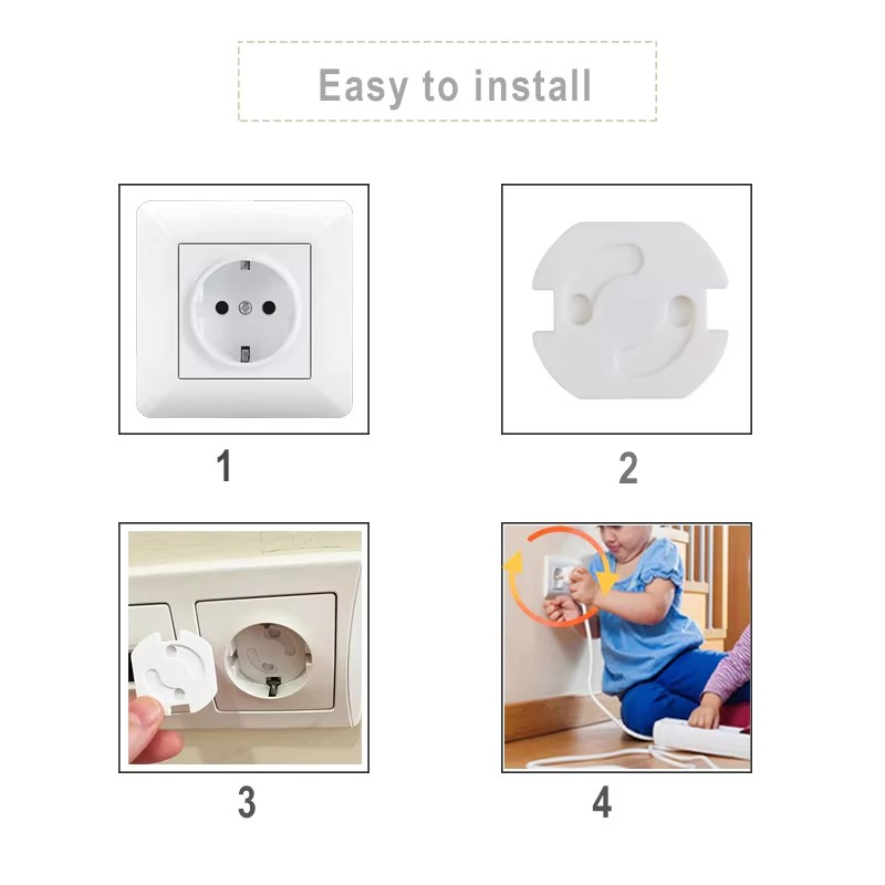1-10Pcs Kids Sockets White Cov - огляд і ціна Outlet Cover Baby