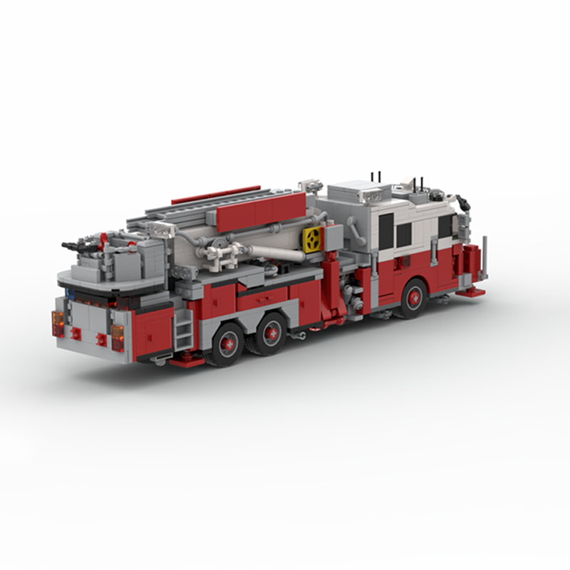 1365pcs MOC FDNY - New York -  - огляд і ціна Fire Escape Ladder