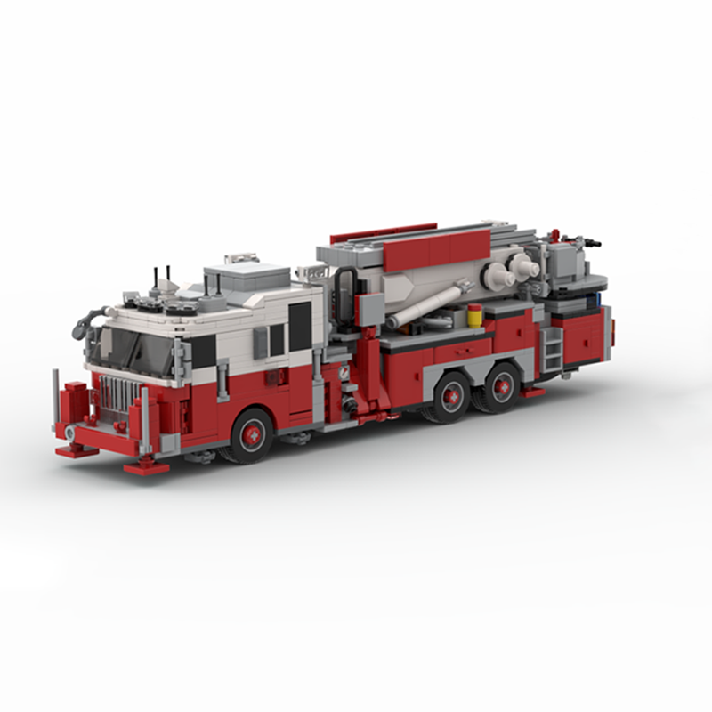 1365pcs MOC FDNY - New York -  - огляд і ціна Fire Escape Ladder