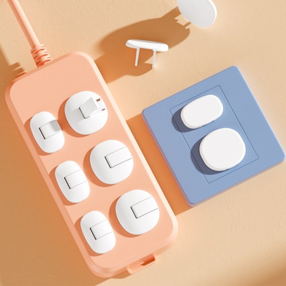 5pcs New Soft Silicone Socket  - огляд і ціна Outlet Cover Baby