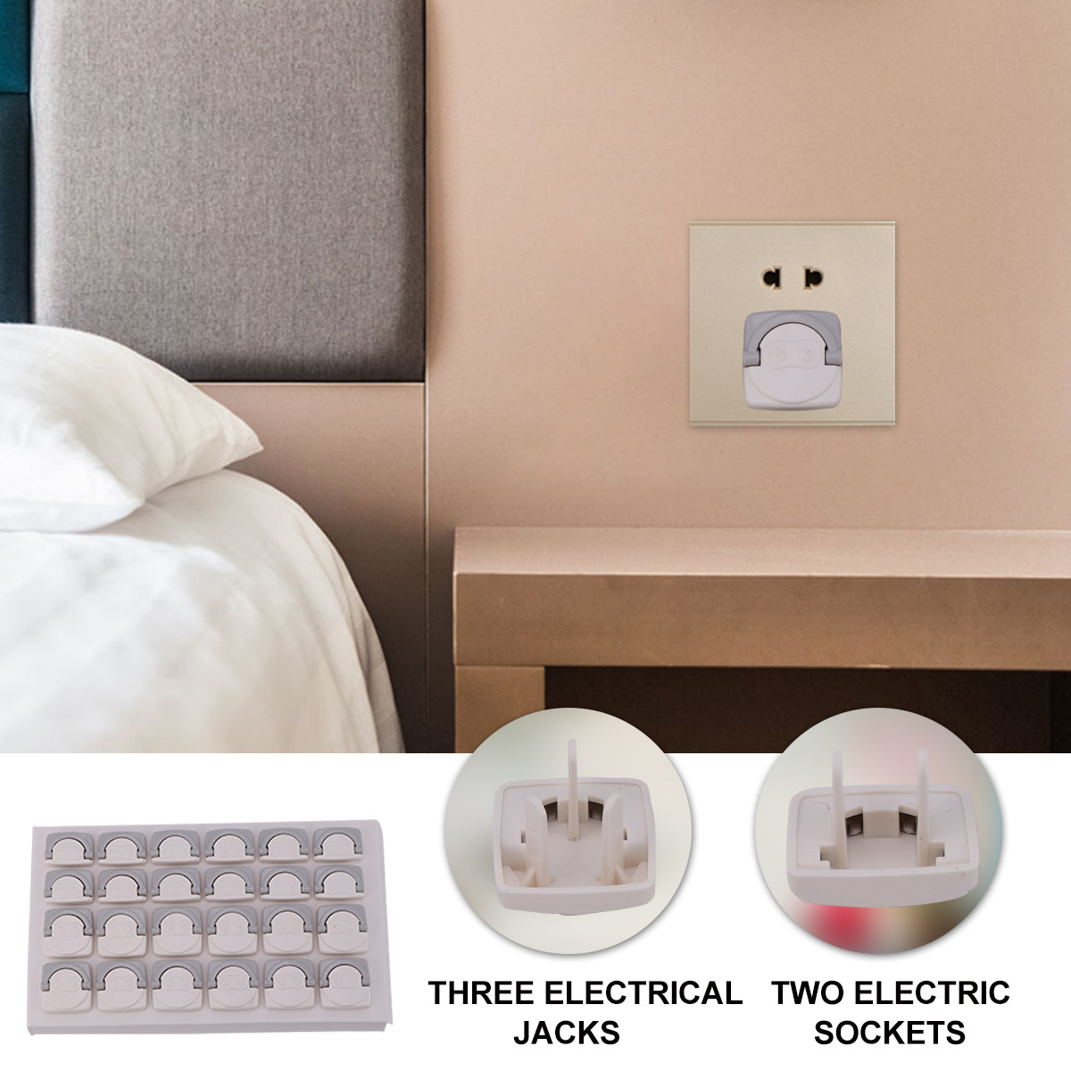 24Pcs Outlet Cover Set Premium - огляд і ціна Outlet Cover Baby