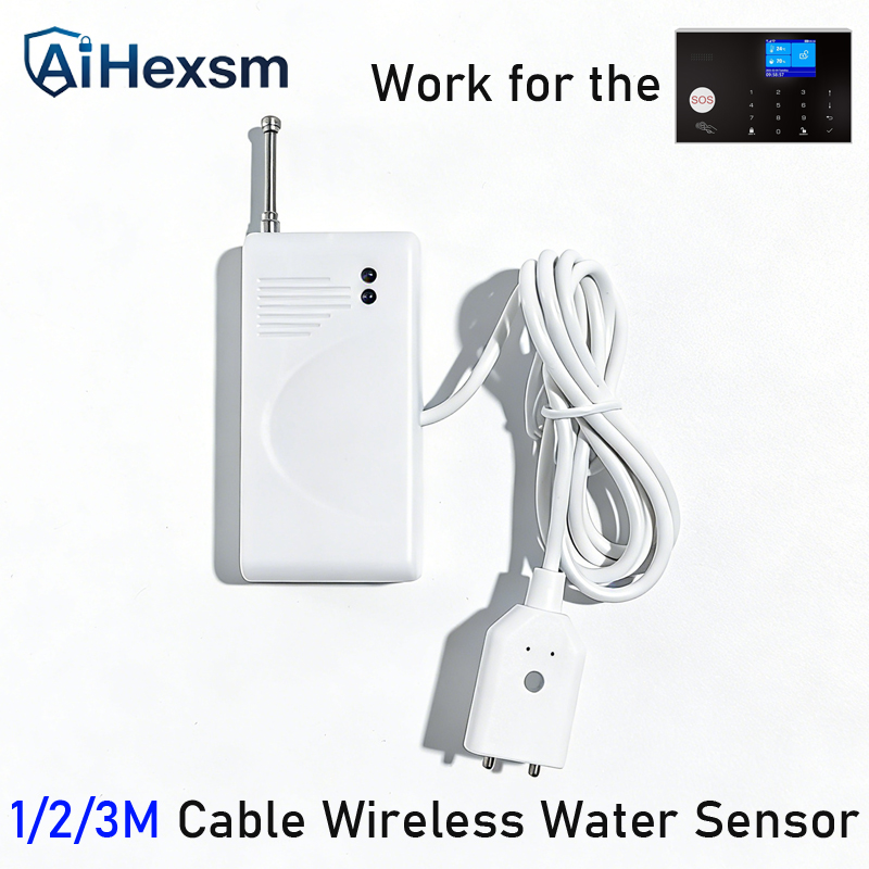 1/2/3meter Wireless 433MHz Wat - огляд і ціна Water Alarm Sensor