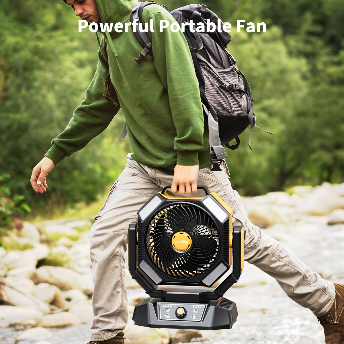 coldSky  Camping Fan, Battery  - огляд і ціна Power Outage Light